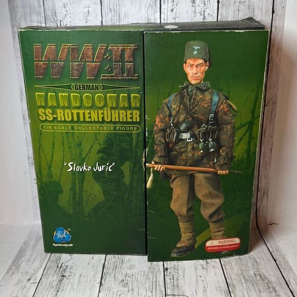 WWII German Handschar SS-Rottenfuhrer 1/6 Scale Slavo Juric Collectible Figure - Picture 10 of 15